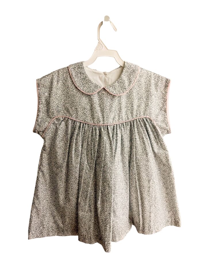 MARY & GRACE  GRAY  FLORAL  SLEEVELESS SHIRT