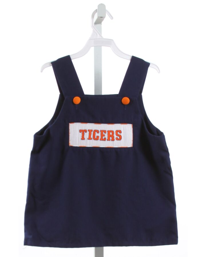 SOUTHERN SUNSHINE KIDS  NAVY   SMOCKED SLEEVELESS SHIRT