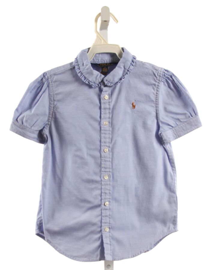 POLO BY RALPH LAUREN  CHAMBRAY    DRESS SHIRT WITH RUFFLE