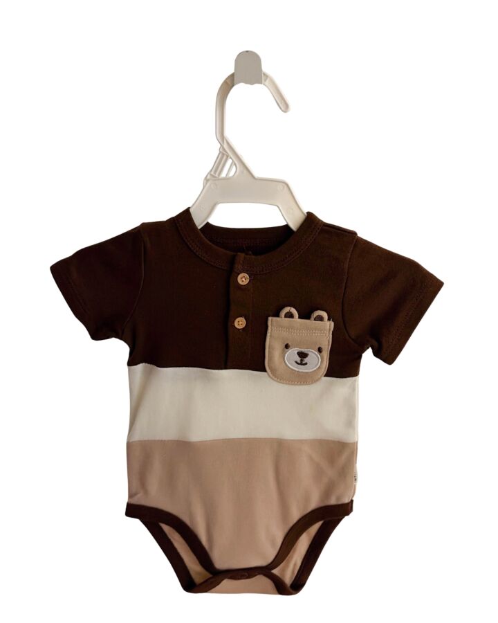 TAHARI  BROWN    KNIT SS SHIRT