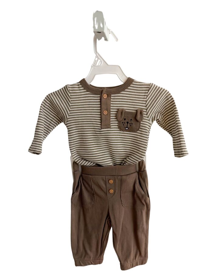 TAHARI BROWN STRIPED 2-PIECE OUTFIT