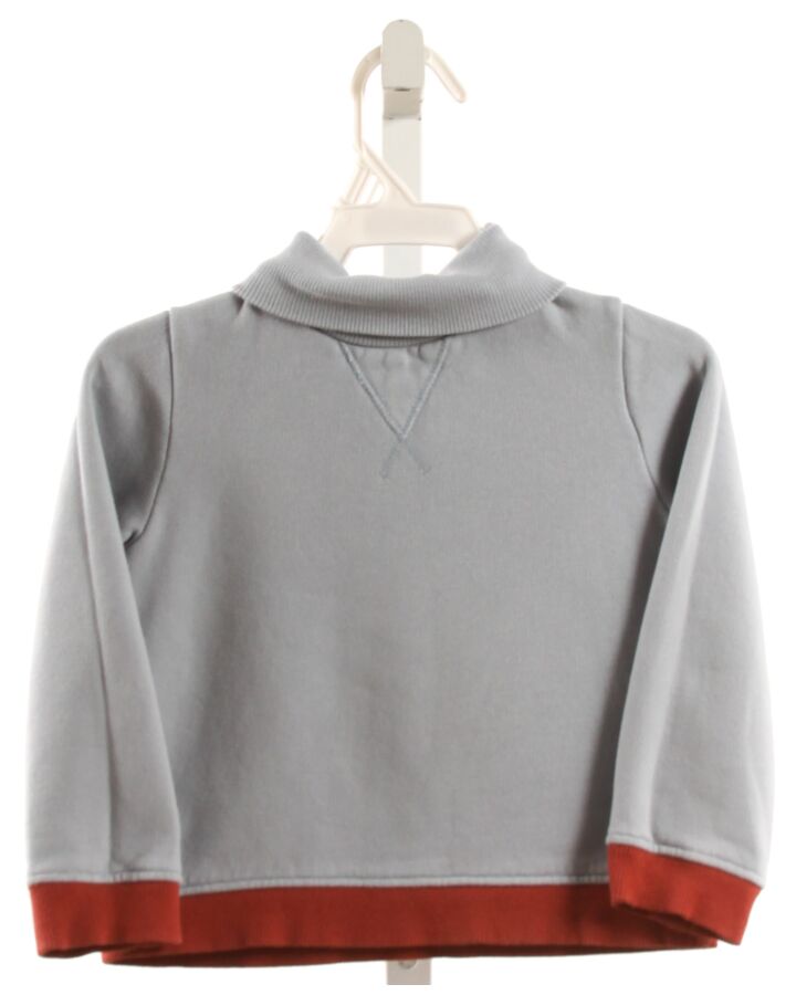 LA COQUETA  BLUE KNIT   SHIRT-LS