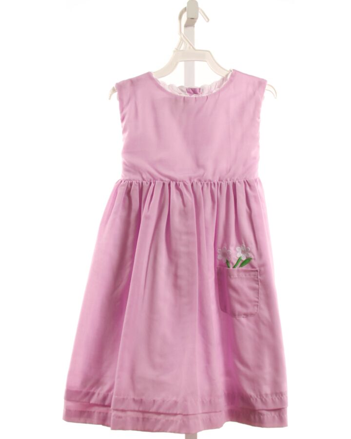 THE OAKS APPAREL   LAVENDER    DRESS WITH RIC RAC