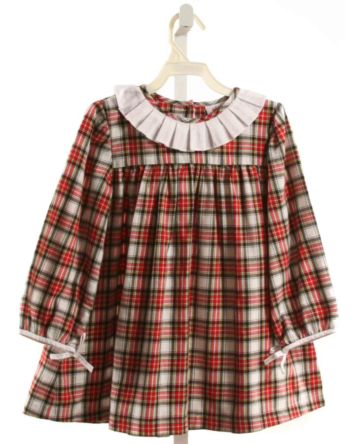 SHRIMP & GRITS  RED  PLAID  DRESS