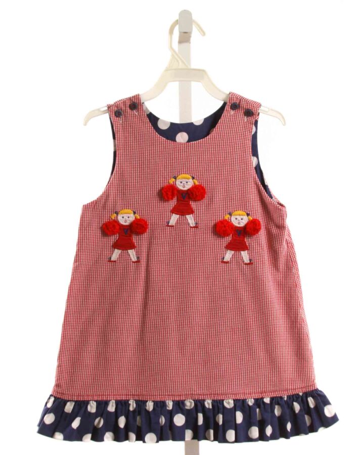 BAILEY BOYS  RED  MICROCHECK  DRESS
