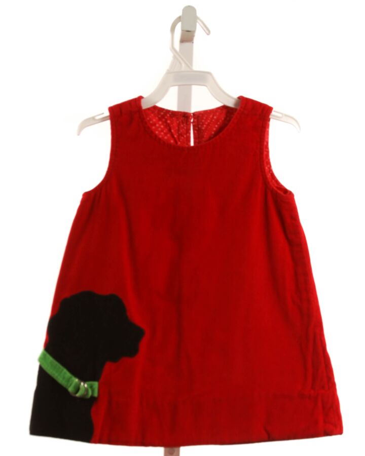 NO TAG  RED CORDUROY   DRESS