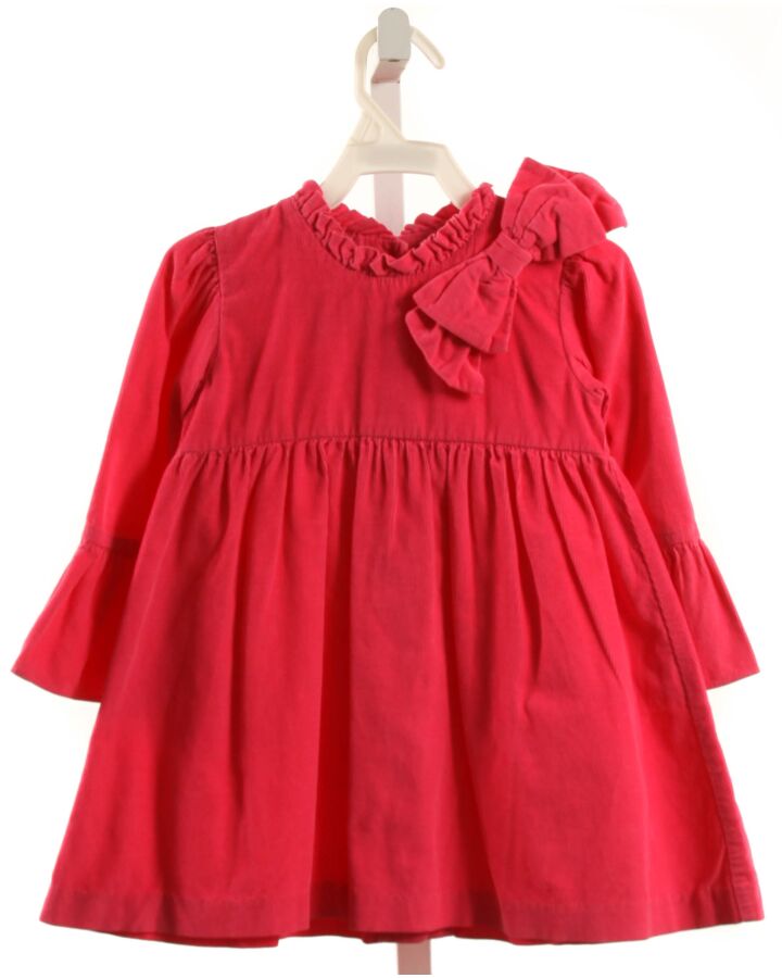 SHRIMP & GRITS  HOT PINK CORDUROY   DRESS