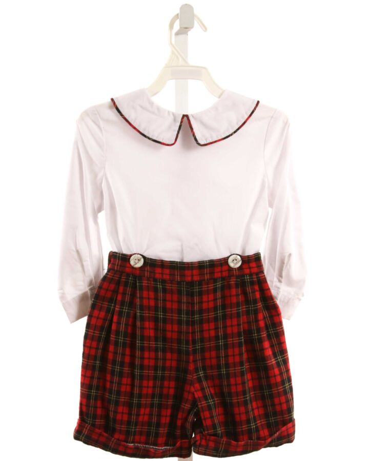 LAVENDER BLUE  RED  PLAID  2-PIECE OUTFIT