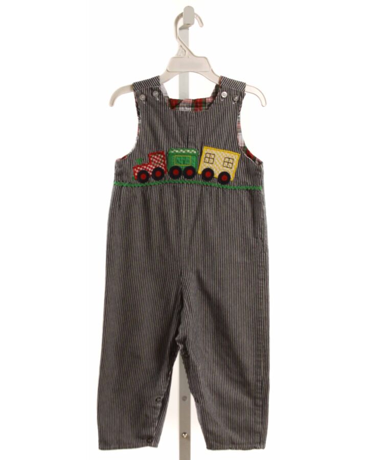 BAILEY BOYS  NAVY  STRIPED APPLIQUED LONGALL