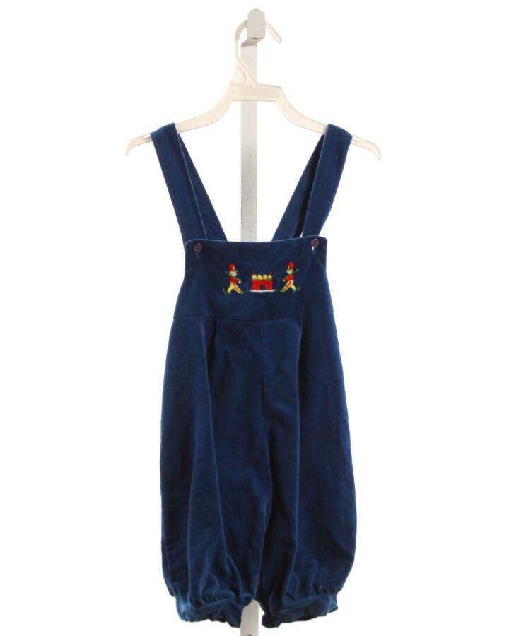 NO TAG  BLUE VELVET  EMBROIDERED LONGALL