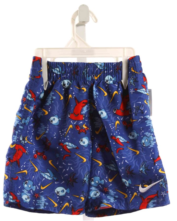 NIKE  BLUE    SWIM TRUNKS