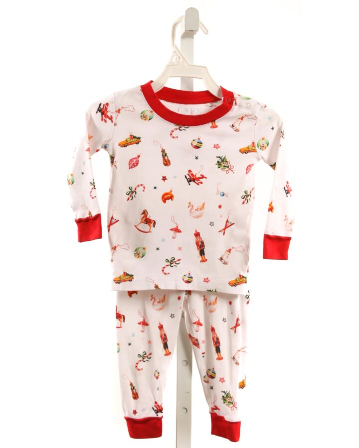 LAKE PAJAMAS  RED  PRINT  LOUNGEWEAR