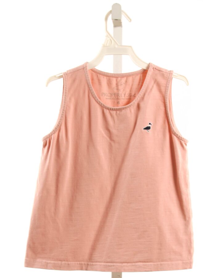 PROPERLY TIED  PINK    KNIT TANK