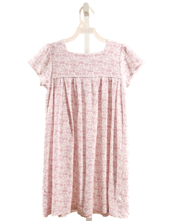 LILA + HAYES  LAVENDER  PRINT  KNIT DRESS