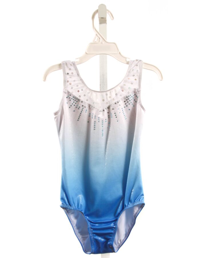 NO TAG  BLUE    LEOTARD WITH SEQUINS
