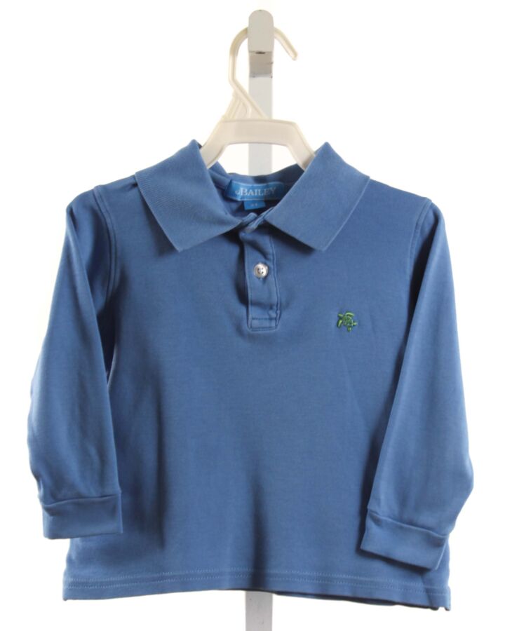 J. BAILEY  BLUE    KNIT LS SHIRT