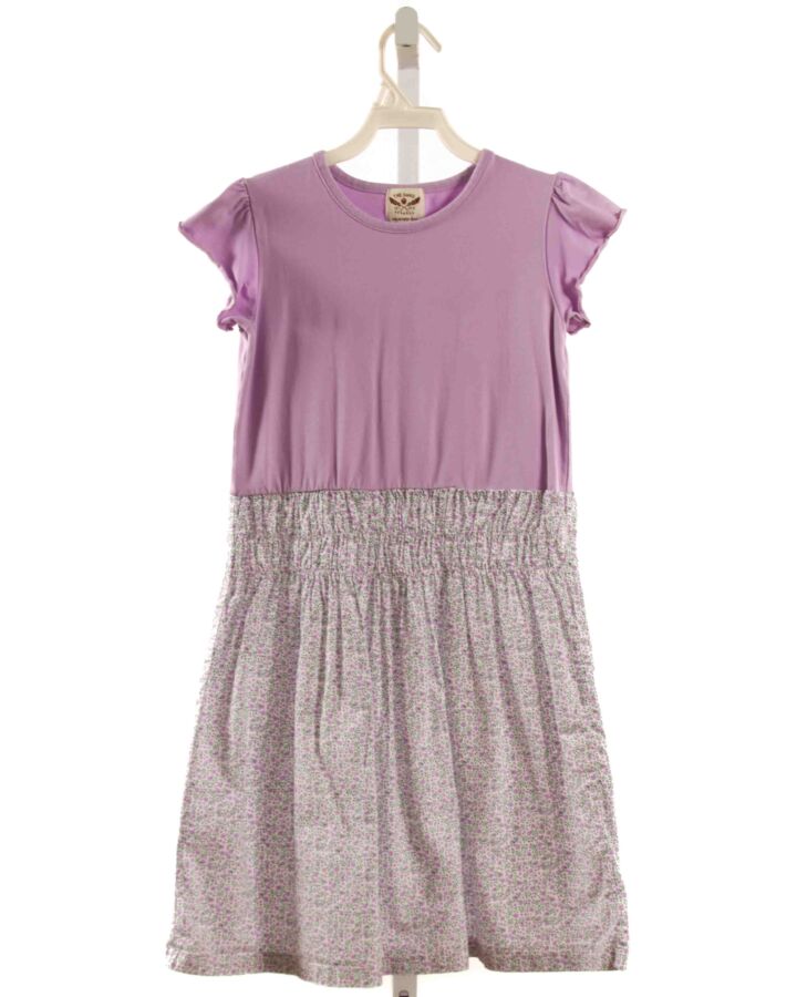 THE OAKS APPAREL   PURPLE  FLORAL  DRESS