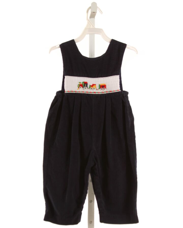 HOUSE OF HATTEN  BLUE CORDUROY  SMOCKED LONGALL