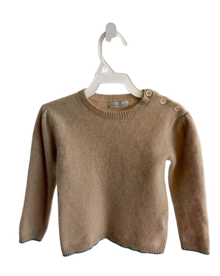 BELLA BLISS  BROWN CASHMERE   SWEATER