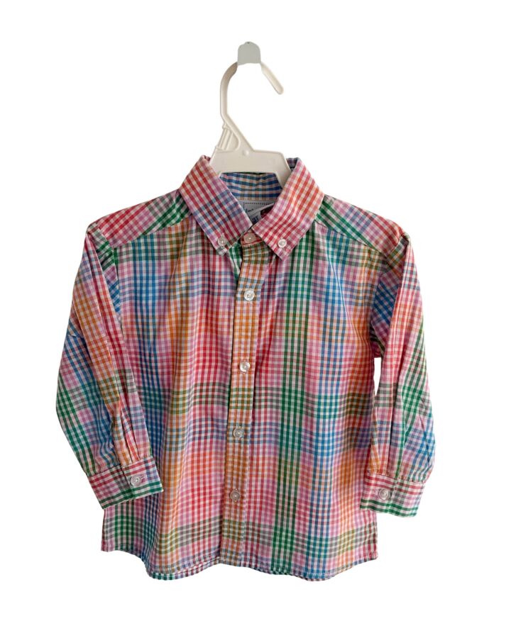 LITTLE ENGLISH  MULTI-COLOR  PLAID  DRESS SHIRT