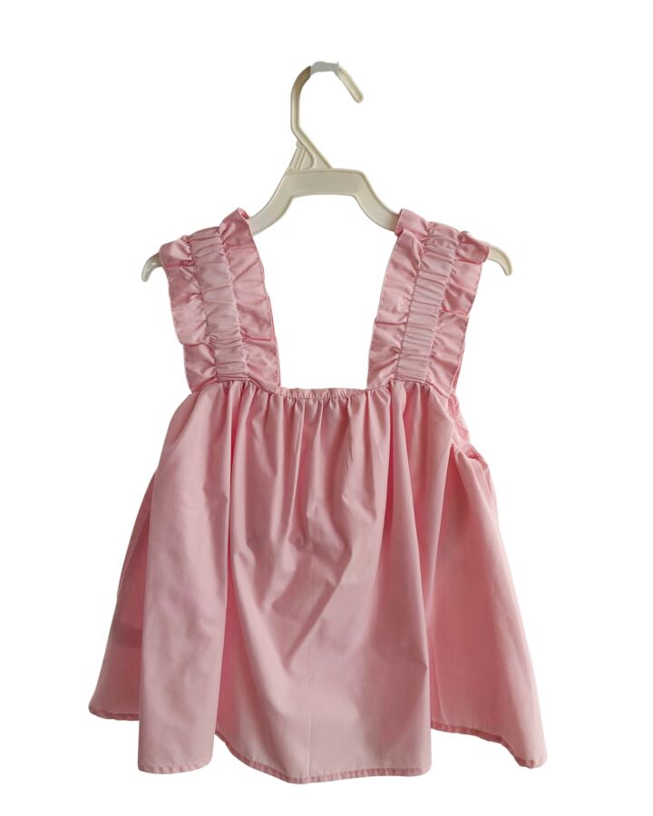 PLEAT.  PINK    SLEEVELESS SHIRT