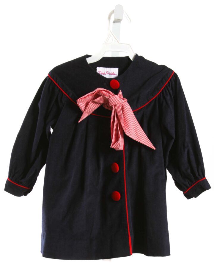 POSH PICKLE  NAVY CORDUROY   DRESS