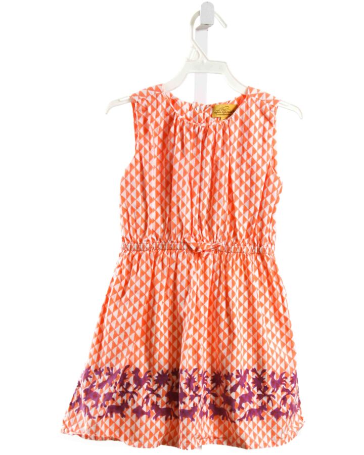 ROBERTA ROLLER RABBIT  ORANGE  PRINT  DRESS