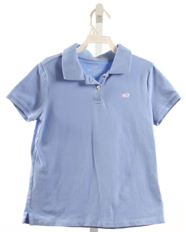 VINEYARD VINES  LT BLUE    KNIT SS SHIRT