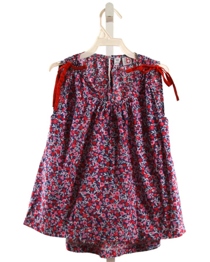 BUSY BEES  PINK  FLORAL  SLEEVELESS SHIRT