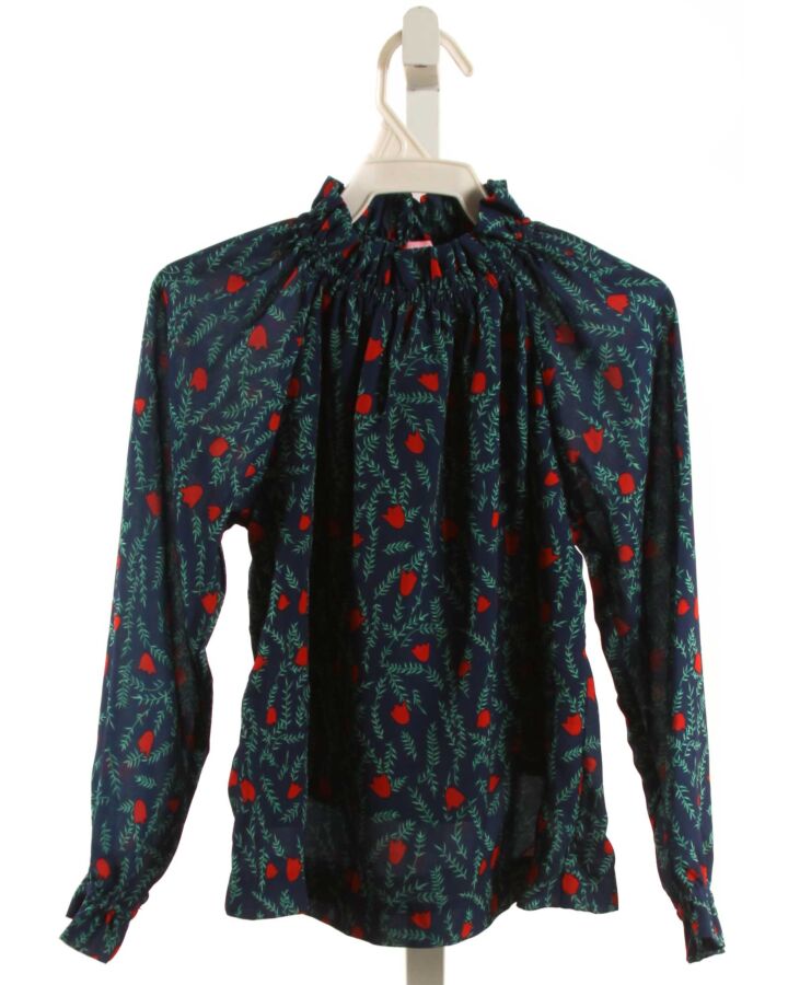 BISBY BY LITTLE ENGLISH  BLUE  FLORAL  SHIRT-LS