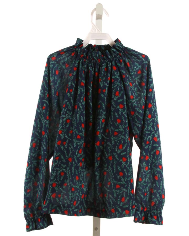 BISBY BY LITTLE ENGLISH  BLUE  FLORAL  SHIRT-LS