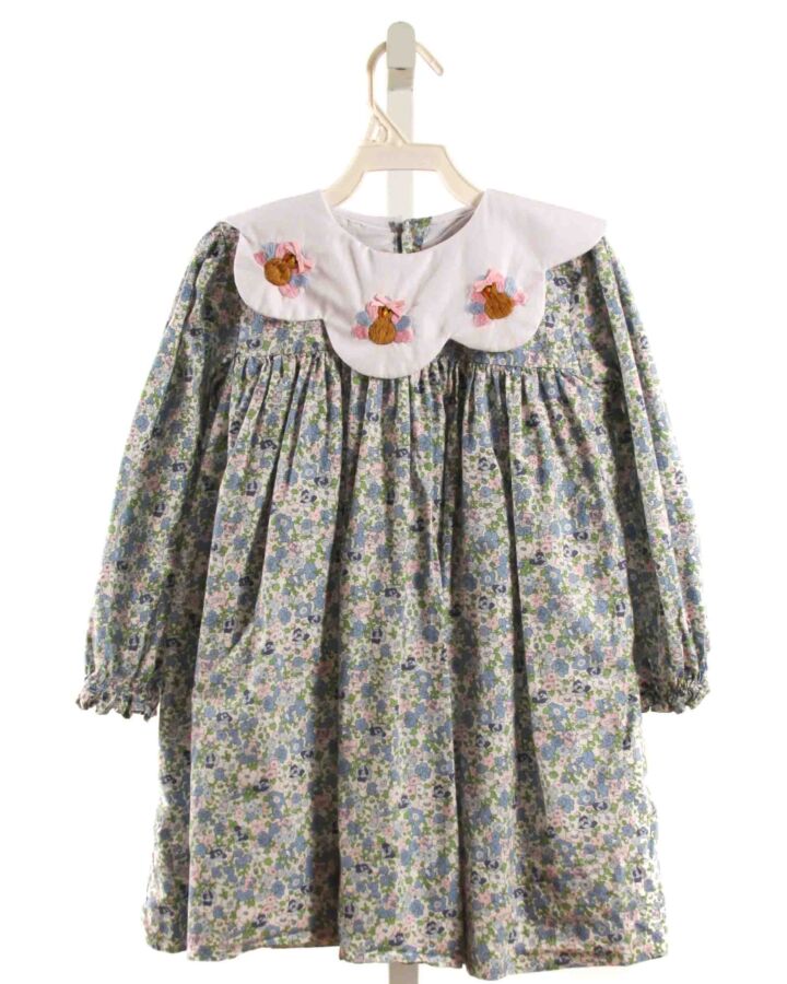 CECIL & LOU  BLUE  FLORAL  DRESS
