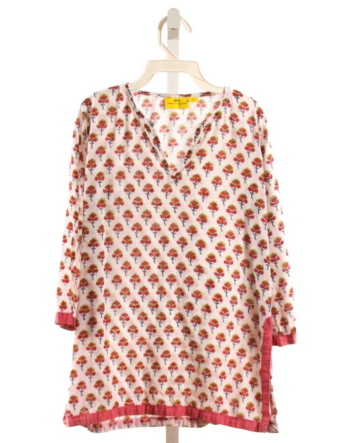 ROBERTA ROLLER RABBIT  PINK  FLORAL  COVER UP