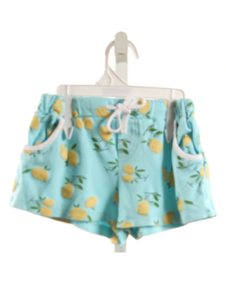 BELLA BLISS  BLUE   PRINTED DESIGN SHORTS