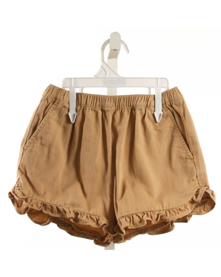 CREWCUTS  BROWN    SHORTS WITH RUFFLE