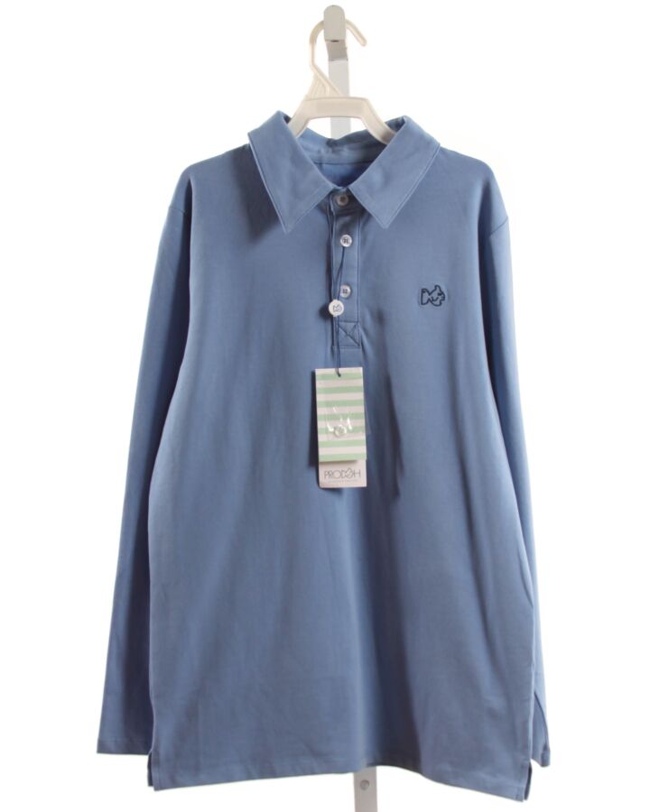 PRODOH  BLUE    KNIT LS SHIRT