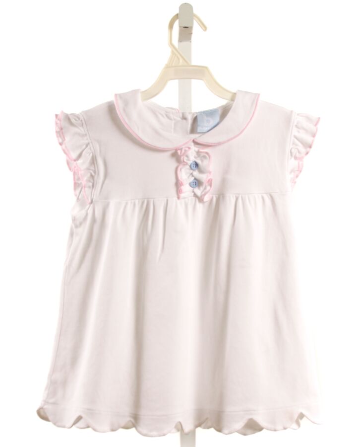 BELLA BLISS  WHITE KNIT   SLEEVELESS SHIRT