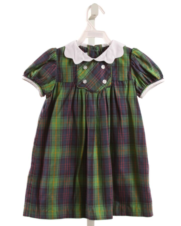 LITTLE ENGLISH  GREEN  PLAID  DRESS