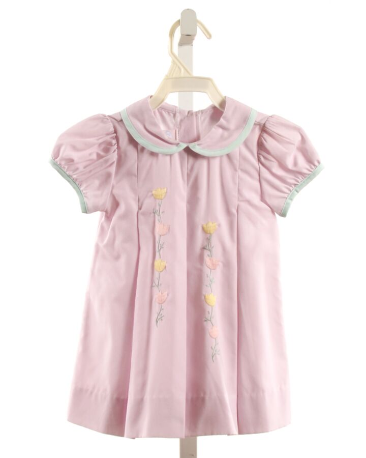 LULLABY SET  LAVENDER  FLORAL EMBROIDERED DRESS