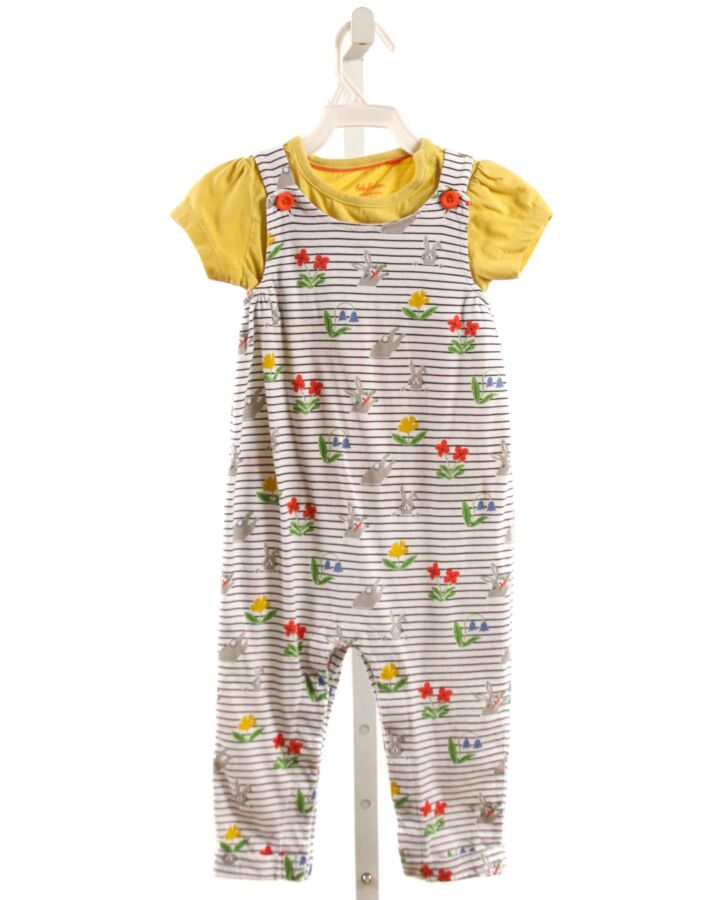 MINI BODEN  MULTI-COLOR  FLORAL  KNIT ROMPER