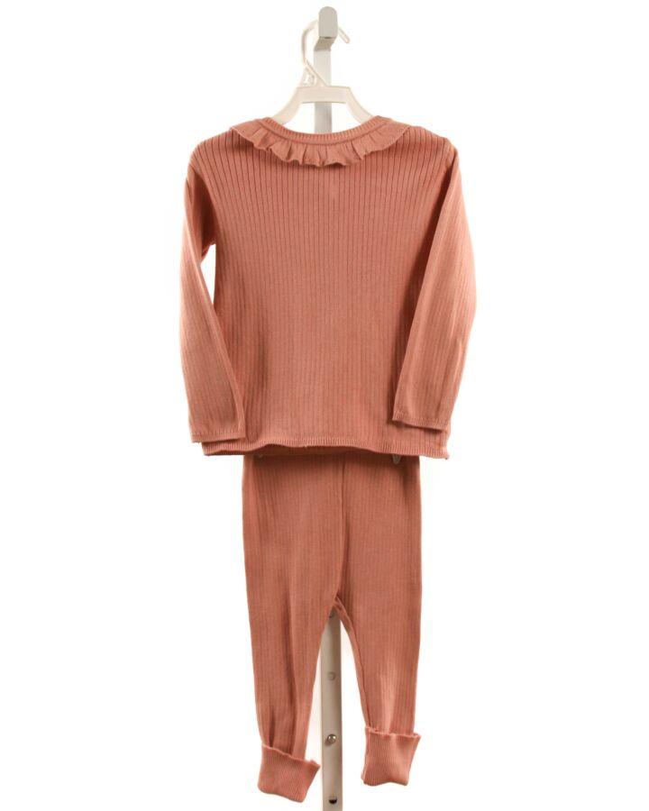 FELTMAN BROTHERS  PINK    2-PIECE OUTFIT WITH RUFFLE