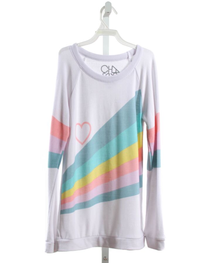 CHASER  MULTI-COLOR   PRINTED DESIGN KNIT LS SHIRT