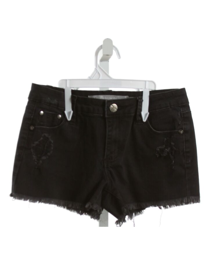 TRACTR  BLACK DENIM   SHORTS