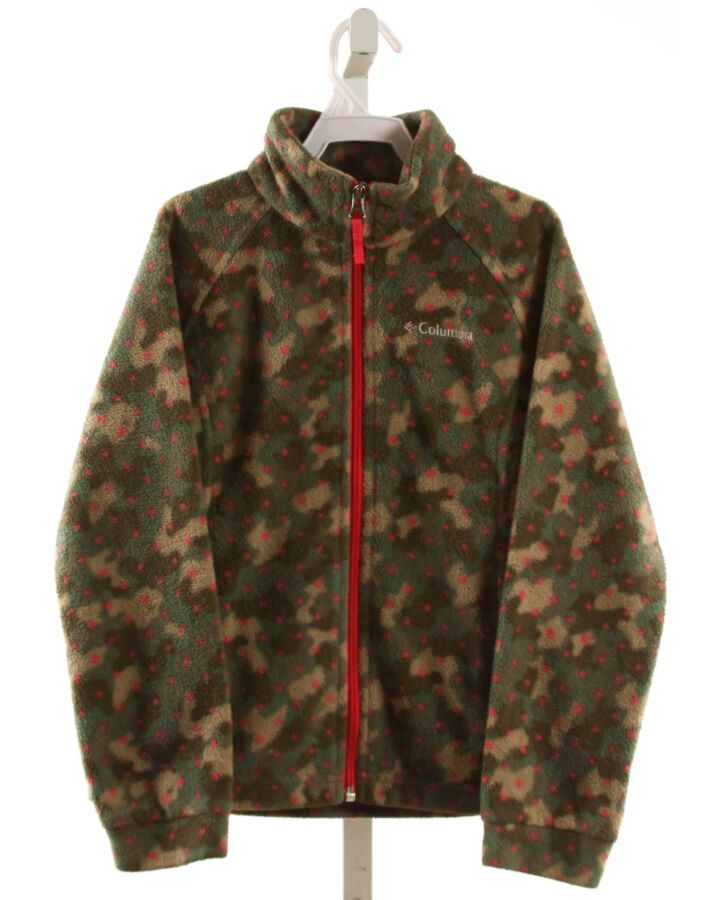 COLUMBIA  GREEN FLEECE   OUTERWEAR