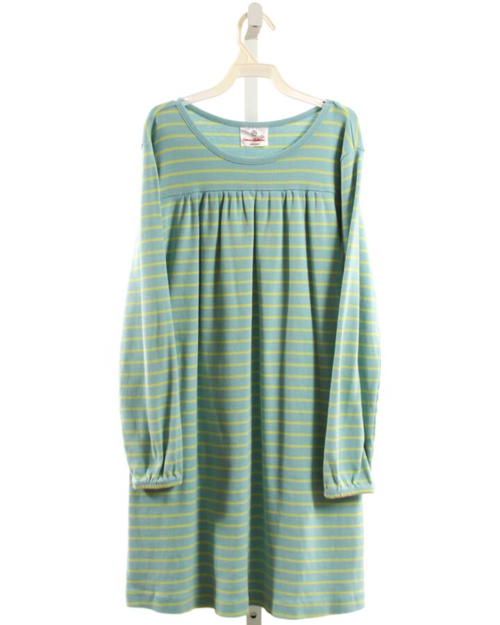 HANNA ANDERSSON  GREEN  STRIPED  KNIT DRESS