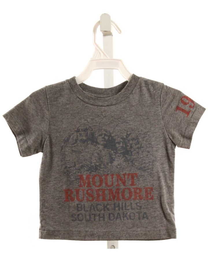 PEEK  GRAY   PRINTED DESIGN T-SHIRT