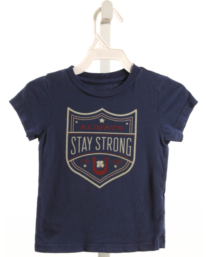 PEEK  BLUE   PRINTED DESIGN T-SHIRT