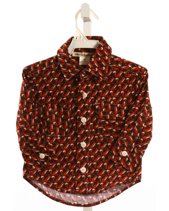 JAKE & RIVINGTON  RED    DRESS SHIRT