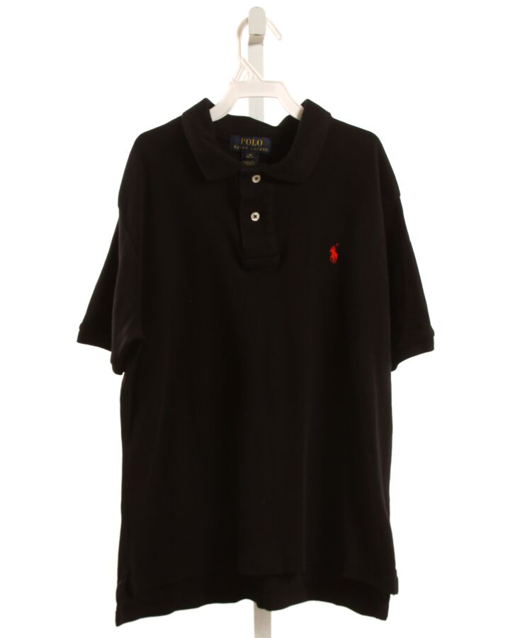 POLO BY RALPH LAUREN  BLACK    KNIT SS SHIRT