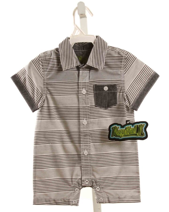 KAPITAL K  GRAY  STRIPED  SHORTALL